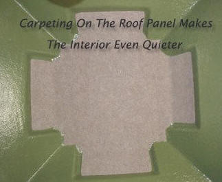 Garpeted roof